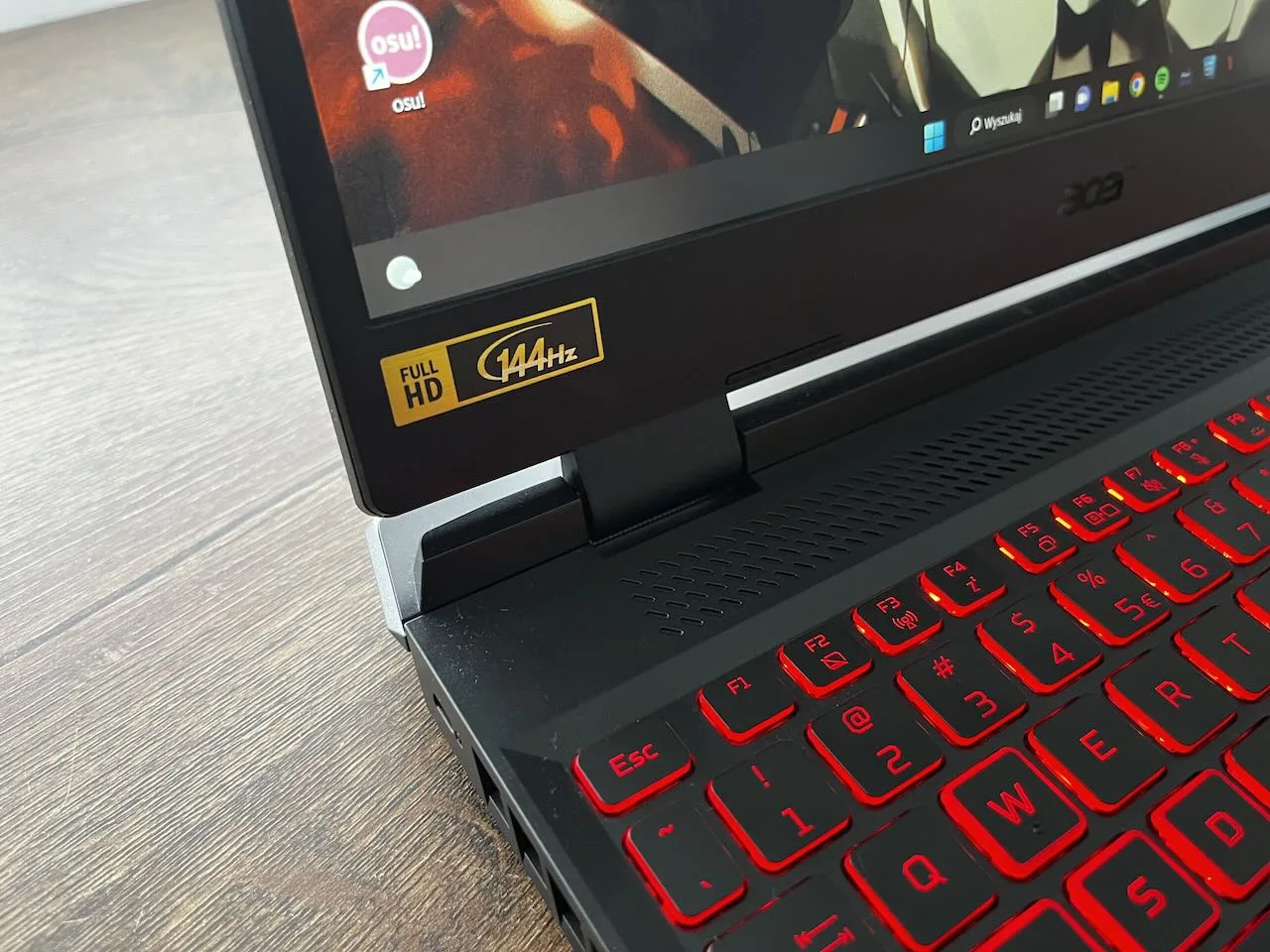 ACER NITRO 5 2022 zawias ekranu