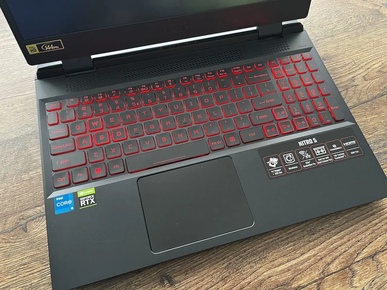 ACER NITRO 5 2022 klawiatura