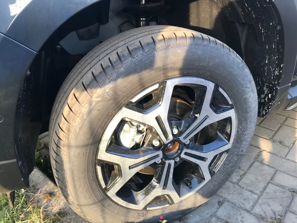Duster rozmiar opon