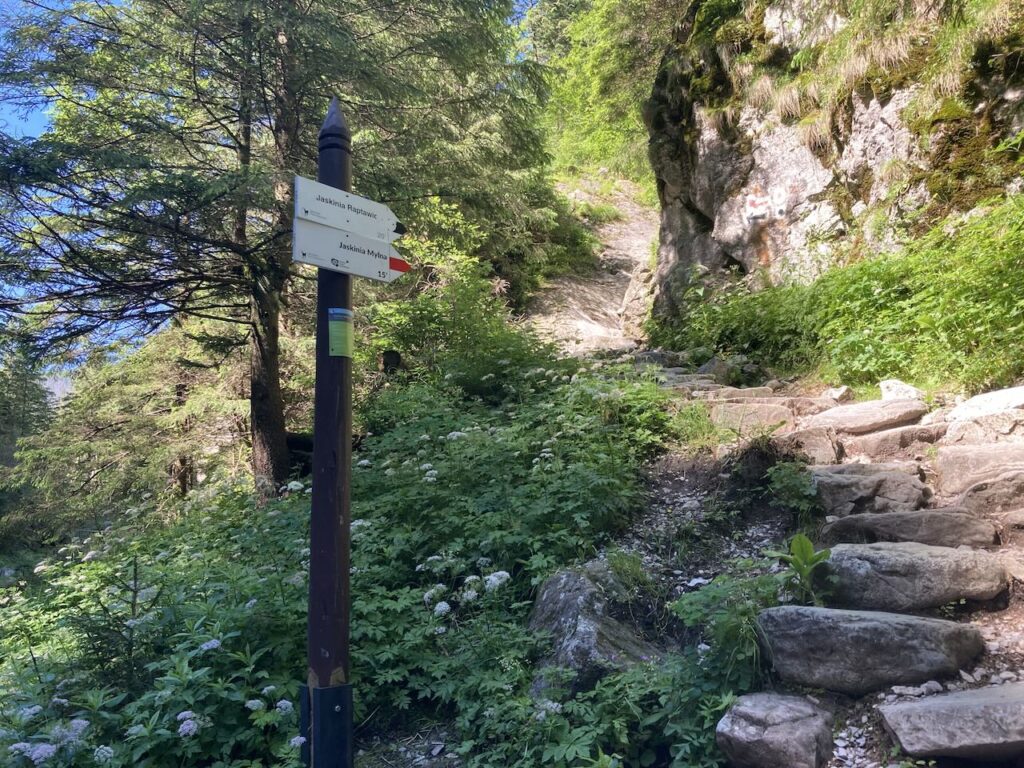 Ścieżka na Jaskinie