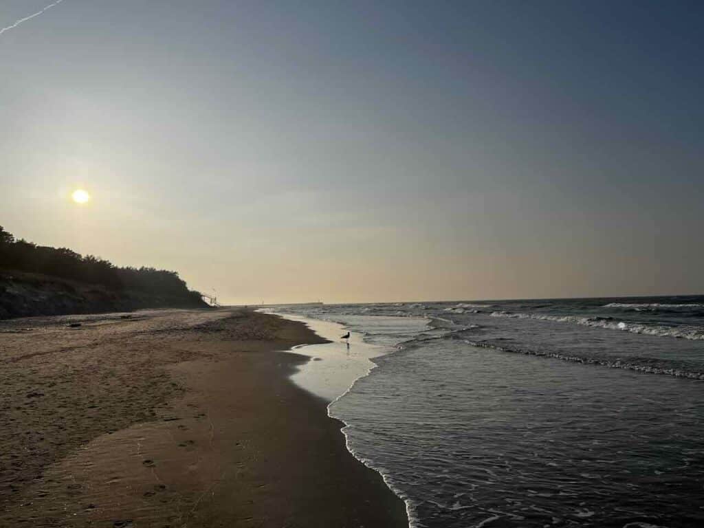 plaża przy Resort Wydma Mrzeżyno