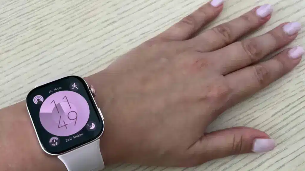 Watch Fit 3 ulubiony zegarek Różowej