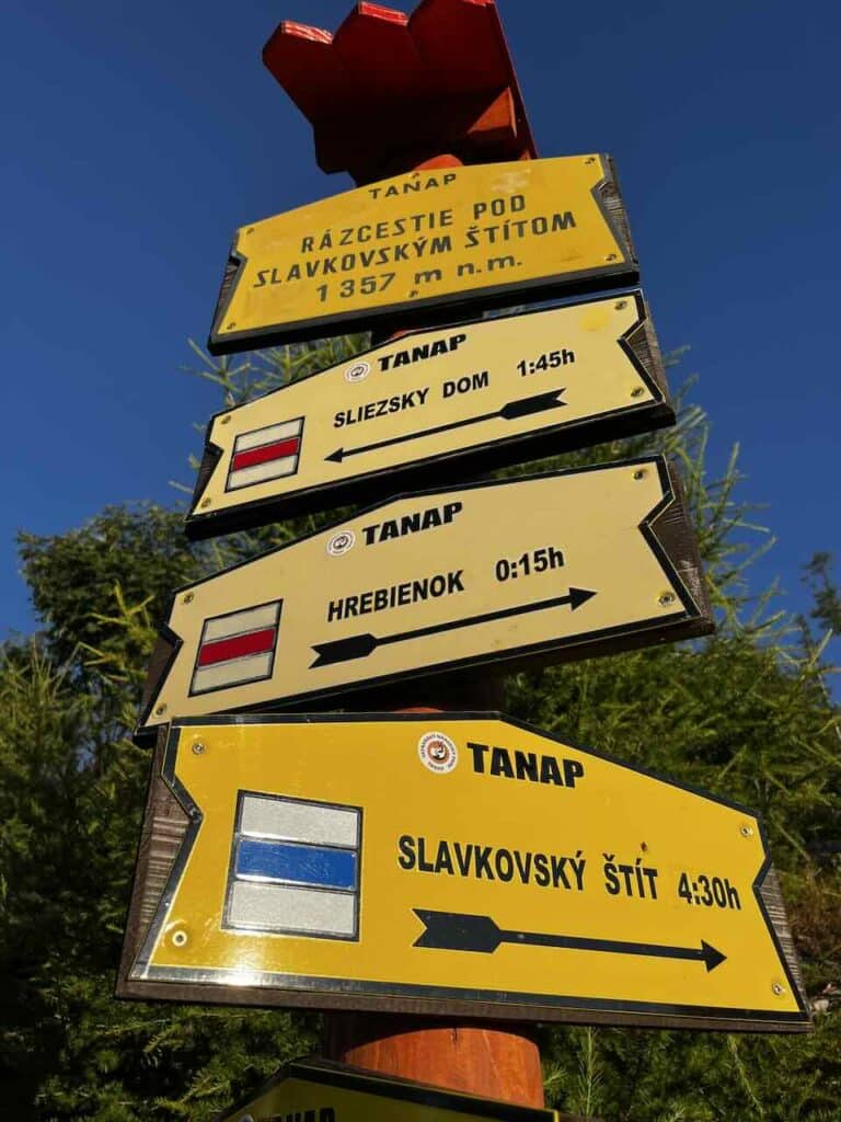 szlak na Sławkowski Szczyt