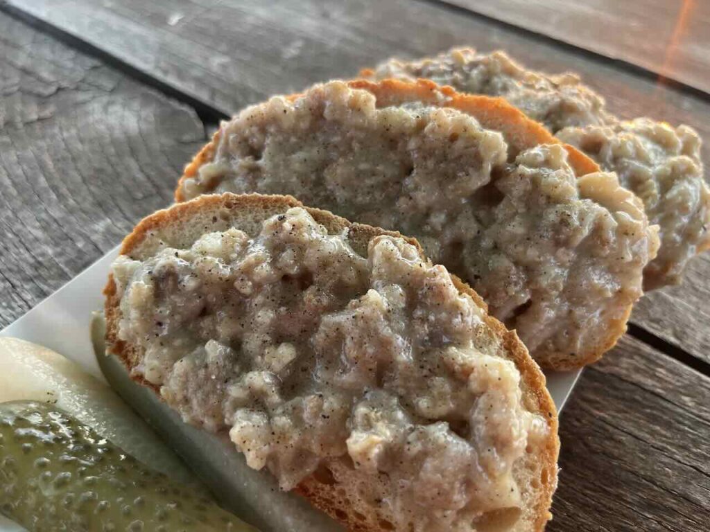 Przystanek PRL Czubatka jedzenie