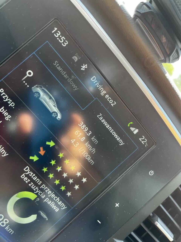 spalanie 1,5dci 110KM Megane IV