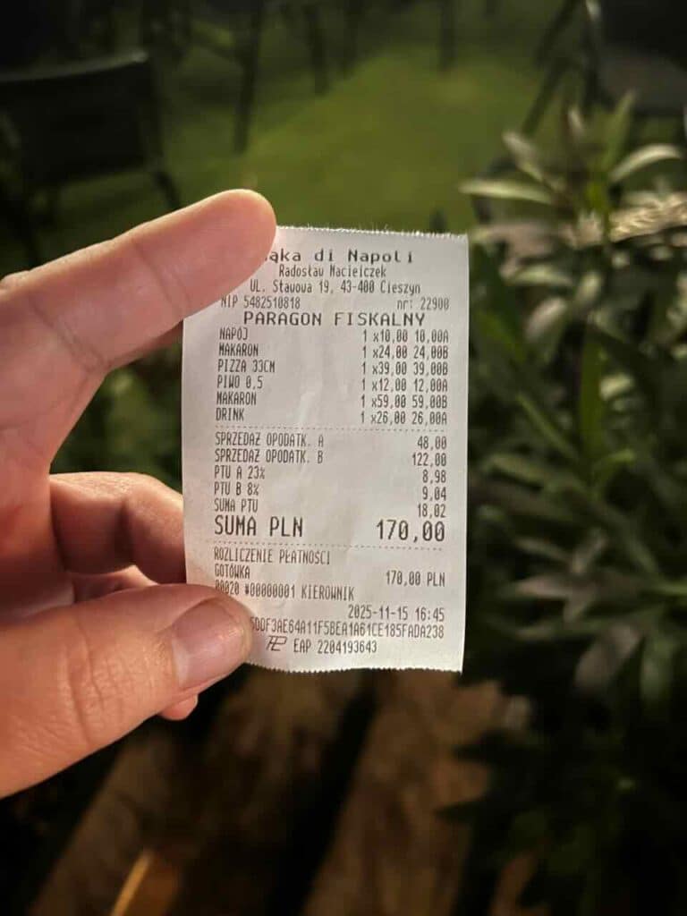 Ceny w Mąka di Napoli